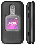 Case Cover and Belt Clip Holster for Alcatel MyFlip 2 Phone (A406DL, 2020)