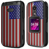 Case Cover and Belt Clip Holster for Alcatel MyFlip 2 Phone (A406DL, 2020)