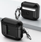 Secure Click Case Rugged Protective Cover Carabiner Clip for Airpods 3rd Gen