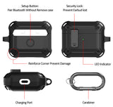 Secure Click Case Rugged Protective Cover Carabiner Clip for Airpods 3rd Gen