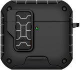 Magnetic Rugged Case for Airpods 4 (Stand + Lanyard + Clip + Cleaning Kit)