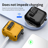 Magnetic Rugged Case for Airpods 4 (Stand + Lanyard + Clip + Cleaning Kit)