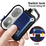 Secure Click Case Rugged Protective Cover Carabiner Clip for Apple Airpods Pro