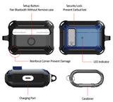 Secure Click Case Rugged Protective Cover Carabiner Clip for Apple Airpods Pro