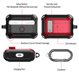 Secure Click Case Rugged Protective Cover Carabiner Clip for Apple Airpods Pro
