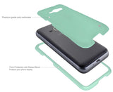 MINT RUBBERIZED HARD PROTECTOR CASE COVER FOR SAMSUNG GALAXY AMP-2 SM-J120A