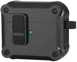 Secure Lock Rugged Case for Airpods Pro 3 (Lanyard + Clip + Cleaning Kit)