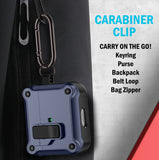 Secure Lock Rugged Case for Airpods Pro 3 (Lanyard + Clip + Cleaning Kit)