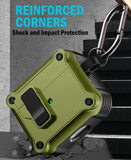 Secure Lock Rugged Case for Airpods Pro 3 (Lanyard + Clip + Cleaning Kit)