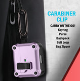 Secure Lock Rugged Case for Airpods Pro 3 (Lanyard + Clip + Cleaning Kit)