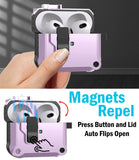 Secure Lock Rugged Case for Airpods Pro 3 (Lanyard + Clip + Cleaning Kit)