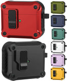 Secure Lock Rugged Case for Airpods Pro 3 (Lanyard + Clip + Cleaning Kit)