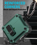 Secure Lock Rugged Case for Airpods Pro 3 (Lanyard + Clip + Cleaning Kit)