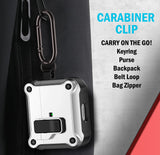 Secure Lock Rugged Case for Airpods Pro 3 (Lanyard + Clip + Cleaning Kit)