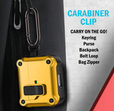 Secure Lock Rugged Case for Airpods Pro 3 (Lanyard + Clip + Cleaning Kit)