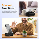 Magnetic Rugged Case for Airpods 4 (Stand + Lanyard + Clip + Cleaning Kit)