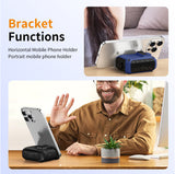 Magnetic Rugged Case for Airpods 4 (Stand + Lanyard + Clip + Cleaning Kit)