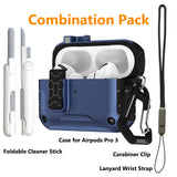 MagnaFlip Rugged Case for Airpods Pro 3 (Stand + Lanyard + Clip + Cleaning Kit)
