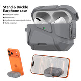 Meteorite Rugged Case w/ Stand for Airpods Pro 3 (Lanyard + Clip + Cleaning Kit)