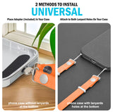 Crossbody Phone Strap Double Lanyard with Universal Adapter for Case