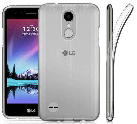 CLEAR TRANSPARENT TPU FLEX SKIN CASE COVER for LG Aristo 2 Plus, Tribute Dynasty