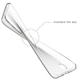 CLEAR TRANSPARENT TPU FLEX SKIN CASE COVER for LG Zone 4, Risio 2/3, Rebel 2/3