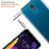 AquaFlex Transparent TPU Anti-Shock Clear Case Slim Cover for LG Journey LTE