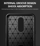 Matte Carbon Fiber Flex Gel Skin Case Cover for LG Journey LTE, Tribute Royal