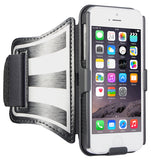 BLACK CASE COVER + ARMBAND STRAP COMBO ROTATING/REFLECTIVE FOR iPHONE SE 5 5s