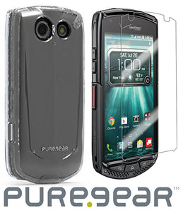 PUREGEAR CLEAR CASE COVER + SCREEN PROTECTOR FOR VERIZON KYOCERA BRIGADIER E6782