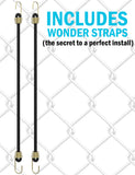 Universal Fence or Tripod Mount - Dual Holder for Pocket Radar, Phone, Powerbank