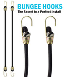 10x Bungee Cord Strap with Fence Hooks for Gamechanger Phone Mount Stability