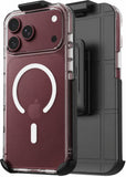 Case & Belt Clip Holster for iPhone 18 Pro Max (Compatible with Magsafe) - Clear