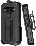 Rugged Shield Case + Hand Strap + Belt Clip Holster for Kyocera DuraForce Pro 3