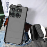 Case & Belt Clip Holster for Motorola Edge 2025 Phone (Compatible with Magsafe)