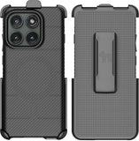 Case & Belt Clip Holster for Motorola Edge 2025 Phone (Compatible with Magsafe)