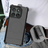 Case & Belt Clip Holster for Motorola Edge 2025 Phone (Compatible with Magsafe)