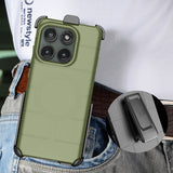 Case & Belt Clip Holster for Motorola Edge 2025 Phone (Compatible with Magsafe)