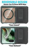Case and Belt Clip for Motorola RAZR ULTRA 2025 Phone - Compatible with MagSafe