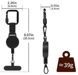 Anti-Theft Phone Reel - Clip with Retractable Cable - Universal Holder for Phone