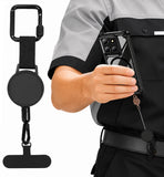 Anti-Theft Phone Reel - Clip with Retractable Cable - Universal Holder for Phone