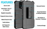 Case and Belt Clip Holster for Sonim XP Pro 5G Phone (Compatible with Magsafe)