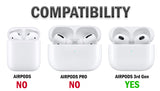 Secure Click Case Rugged Protective Cover Carabiner Clip for Airpods 3rd Gen
