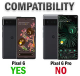 Durable Wallet Case Credit Card Slot and Wrist Strap Lanyard for Google Pixel 6