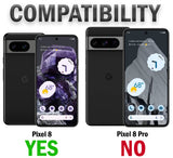 Slim Kickstand Case and Belt Clip Holster Combo for Google Pixel 8 Phone 2023