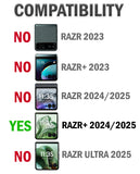 Hard Case Cover for Motorola RAZR+ 2024/2025 Flip Phone, Moto RAZR PLUS '24 '25