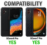 Rugged Case with Stand Ring Grip for Samsung Galaxy XCover 7 Pro Phone (2025)