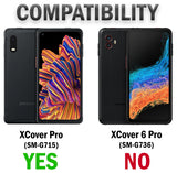 AquaFlex Transparent Anti-Shock Clear Case Cover for Samsung Galaxy XCover Pro