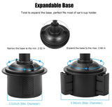 Triple Threat Car Cup Holder Phone Mount for iPhone - Compatible with MagSafe