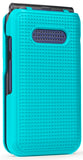 Grid Texture Case Slim Hard Cover for Cingular Flip IV 4 Phone, Cricket Debut